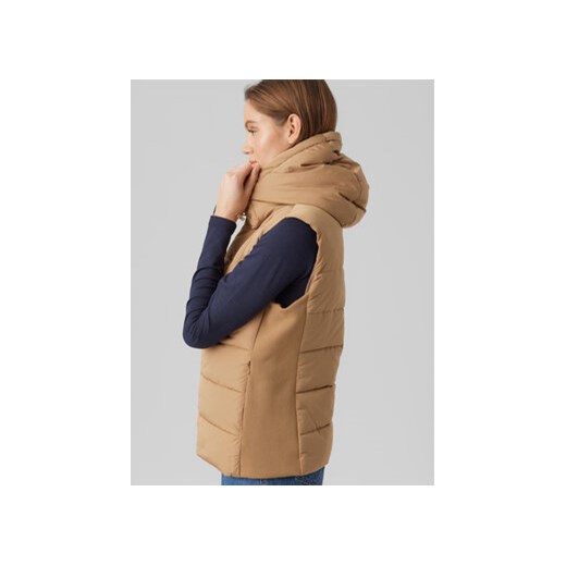 Vero Moda Bezrękawnik 10289835 Brązowy Regular Fit Vero Moda XL MODIVO