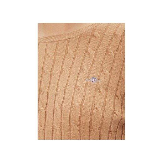 Gant Sweter 4800100 Khaki Slim Fit Gant L MODIVO