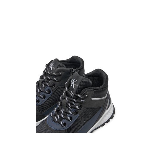 Calvin Klein Jeans Sneakersy High Top Lace-Up Sneaker V3B9-81087-1492 M Czarny 31 MODIVO