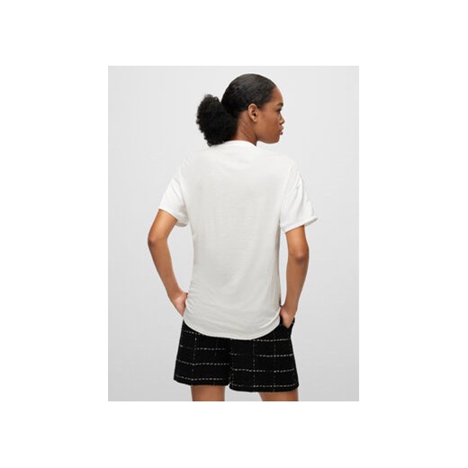 Hugo T-Shirt Smart 50478228 Écru Relaxed Fit S MODIVO