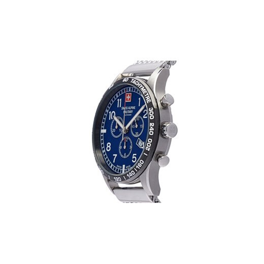 Swiss Alpine Military Zegarek 1746.9135 Srebrny Swiss Alpine Military uniwersalny MODIVO