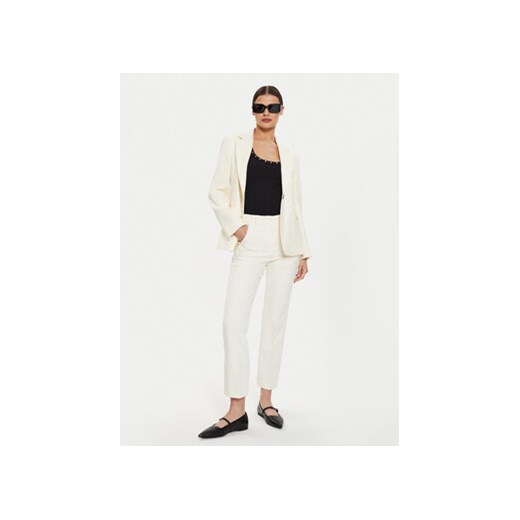 Weekend Max Mara Marynarka Lamine 2425046051 Écru Standard Fit 38 MODIVO