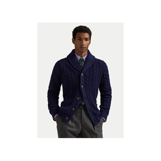 Polo Ralph Lauren Kardigan 710956609001 Granatowy Regular Fit Polo Ralph Lauren M MODIVO