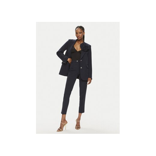 Maryley Spodnie materiałowe 24EB52Z/M23/43BL Granatowy Regular Fit Maryley M MODIVO