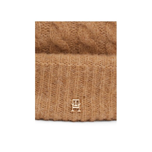 Tommy Hilfiger Czapka Timeless AW0AW16989 Beżowy Tommy Hilfiger one size MODIVO