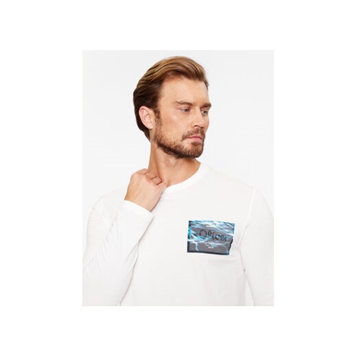 s.Oliver Longsleeve 2135693 Biały Regular Fit S MODIVO