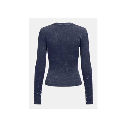 ONLY Bluzka Valerie 15326874 Granatowy Slim Fit XS MODIVO