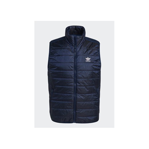 adidas Kamizelka Padded Stand Collar Puffer Vest HL9216 Niebieski Regular Fit M MODIVO