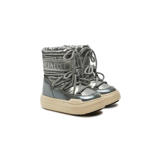 Moon Boot Śniegowce Junior Park Boot 80D3440020 Srebrny Moon Boot 29 MODIVO