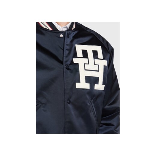Tommy Hilfiger Kurtka bomber Varsity MW0MW29017 Granatowy Regular Fit Tommy Hilfiger XL MODIVO