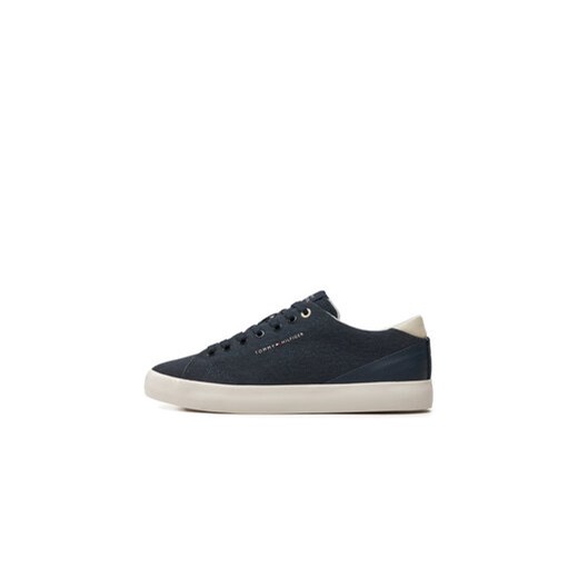 Tommy Hilfiger Tenisówki Th Hi Vulc Low Summer Cvs FM0FM05056 Granatowy Tommy Hilfiger 45 MODIVO