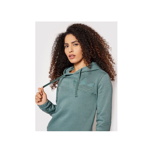 adidas Bluza HE4733 Zielony Regular Fit 32 MODIVO