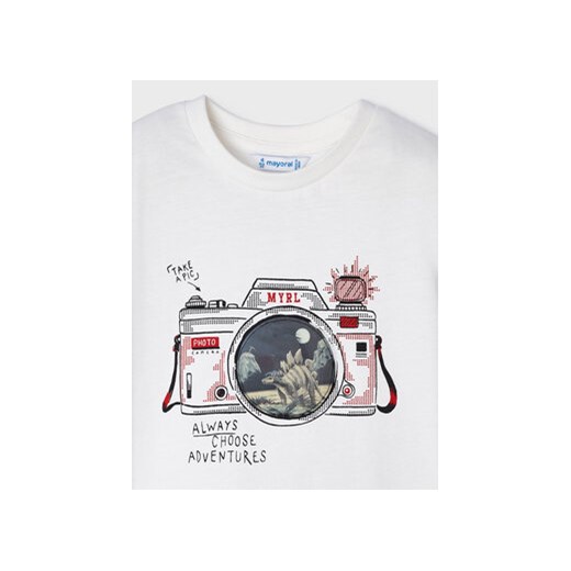 Mayoral T-Shirt 3003 Biały Regular Fit Mayoral 2Y MODIVO