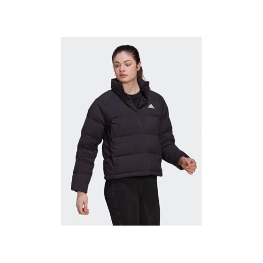 adidas Kurtka puchowa Helionic Relaxed Down HG8696 Czarny Loose Fit L MODIVO