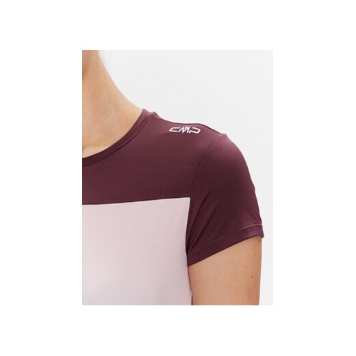 CMP Koszulka techniczna 33N6186 Bordowy Regular Fit 40 MODIVO