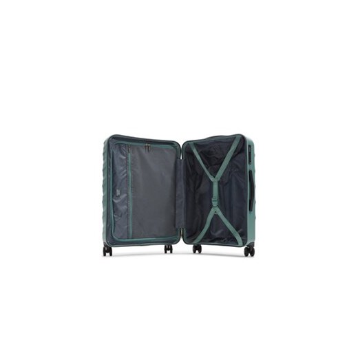 Puccini Walizka średnia PC032B Zielony Puccini uniwersalny MODIVO