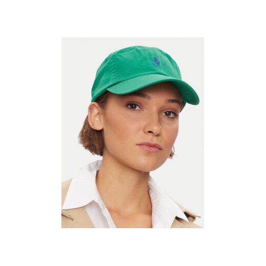 Polo Ralph Lauren Czapka z daszkiem 211912843002 Zielony ze sklepu MODIVO w kategorii Czapki z daszkiem damskie - zdjęcie 176623095