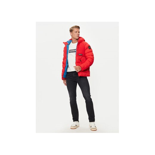 Napapijri Kurtka puchowa Moesa NP0A4I1R Czerwony Regular Fit Napapijri L MODIVO