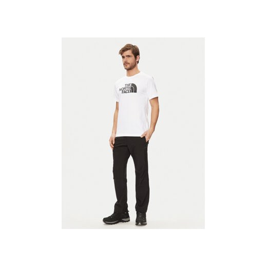 The North Face T-Shirt Easy NF0A87N5 Biały Regular Fit The North Face L MODIVO