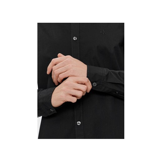 Calvin Klein Jeans Koszula J30J324614 Czarny Slim Fit M MODIVO