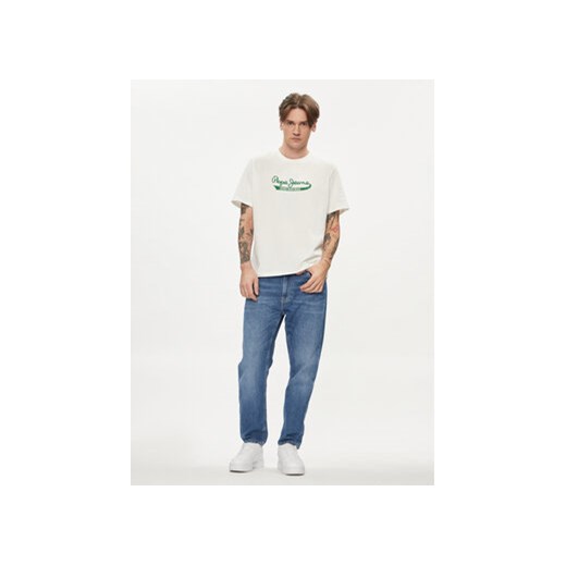Pepe Jeans T-Shirt Claude PM509390 Écru Regular Fit Pepe Jeans XXL MODIVO