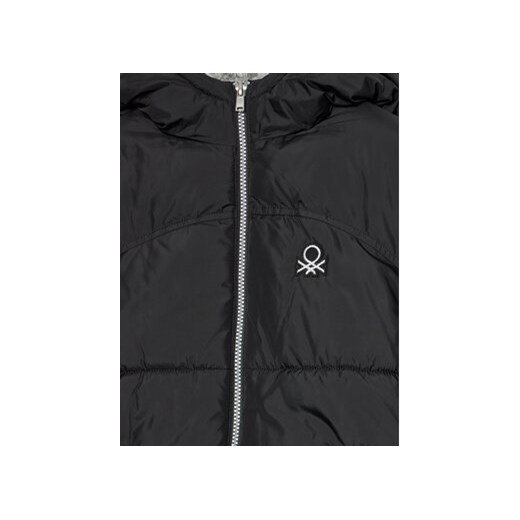 United Colors Of Benetton Kurtka puchowa 2WU0CN05I Czarny Regular Fit United Colors Of Benetton 130 MODIVO