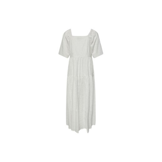 YAS Sukienka 26029550 Biały Loose Fit Yas S MODIVO