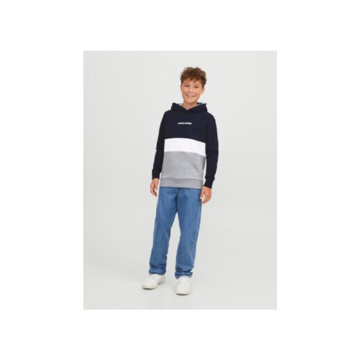 Jack&Jones Junior Bluza 12237402 Granatowy Regular Fit Jack&jones Junior 140 MODIVO