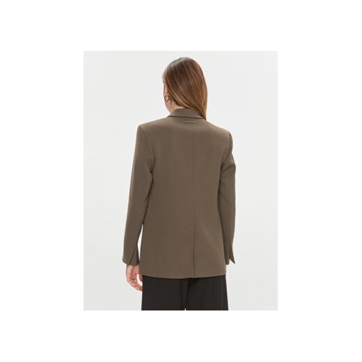 Calvin Klein Marynarka K20K206715 Brązowy Regular Fit Calvin Klein 36 MODIVO