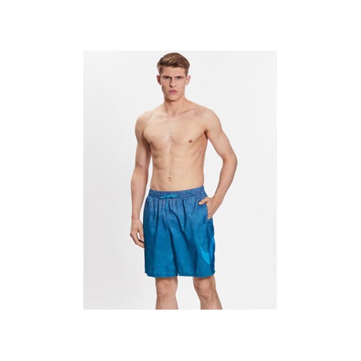 Nike Szorty kąpielowe NESSD541 Granatowy Regular Fit Nike M MODIVO