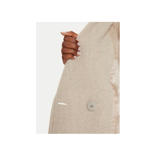 Marella Płaszcz wełniany Acacia 2423016014 Beżowy Regular Fit Marella 44 MODIVO