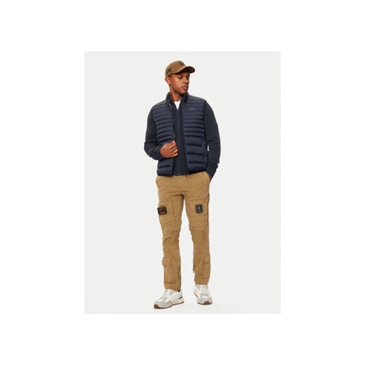 Aeronautica Militare Kamizelka 242AB2171CT3246 Granatowy Regular Fit Aeronautica Militare 50 MODIVO