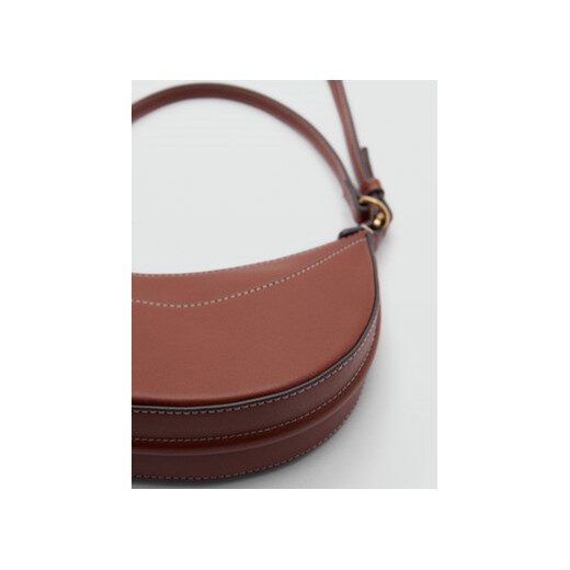 Mango Torebka Lago 77020328 Brązowy Mango one size MODIVO