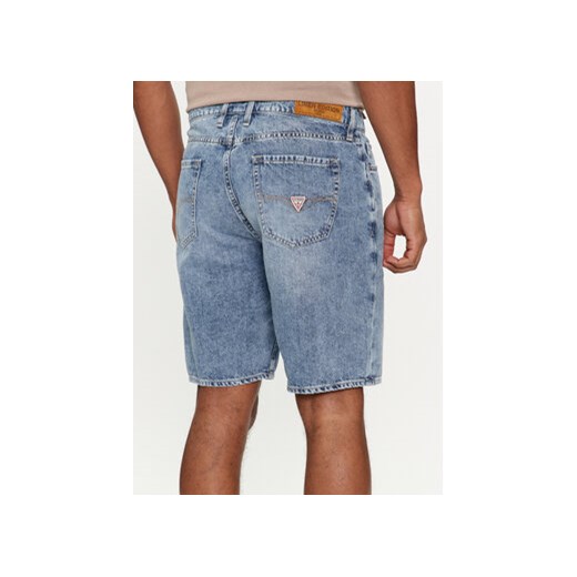 Guess Szorty jeansowe Rodeo M4GD27 D5AY2 Niebieski Slim Fit Guess 31 MODIVO