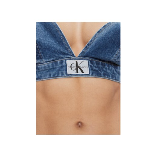 Calvin Klein Jeans Top J20J222475 Niebieski Slim Fit L MODIVO