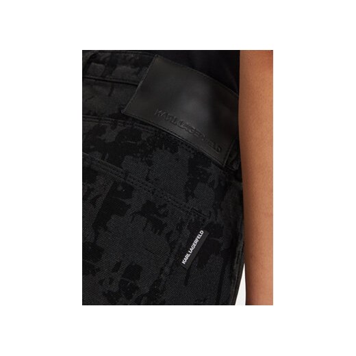 KARL LAGERFELD Jeansy 245W1103 Czarny Straight Fit Karl Lagerfeld 25 MODIVO