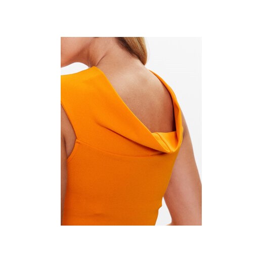 Sisley Sukienka codzienna 4V3CLV03X Pomarańczowy Regular Fit Sisley 42 MODIVO