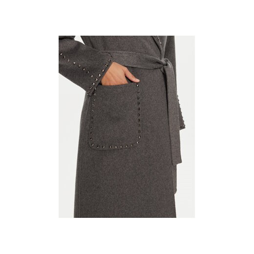 ViCOLO Płaszcz wełniany TS0032 Szary Regular Fit Vicolo M MODIVO