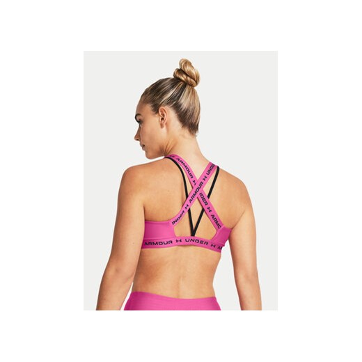 Under Armour Biustonosz sportowy Crossback Low 1361033-686 Różowy Compression Under Armour S MODIVO