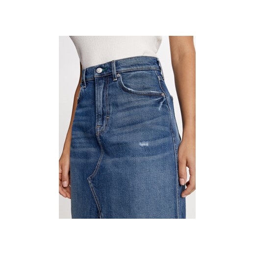 Tommy Jeans Spódnica jeansowa Claire DW0DW18225 Niebieski Regular Fit Tommy Jeans 28 MODIVO