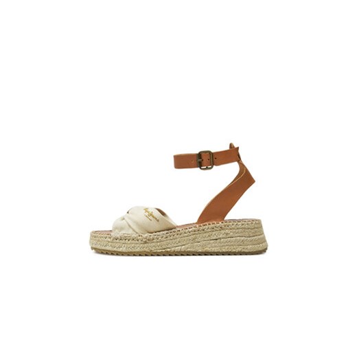 Pepe Jeans Espadryle Kate One PLS90659 Biały Pepe Jeans 39 MODIVO