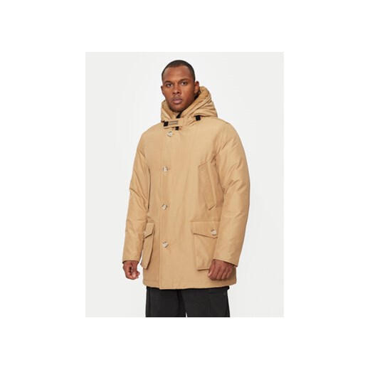 Woolrich Parka Arctic CFWOOU0483MRUT0001 Beżowy Regular Fit ze sklepu MODIVO w kategorii Parki męskie - zdjęcie 176635876