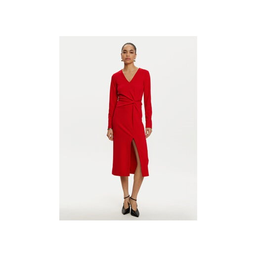 Joseph Ribkoff Sukienka koktajlowa 243308 Czerwony Slim Fit 44 MODIVO
