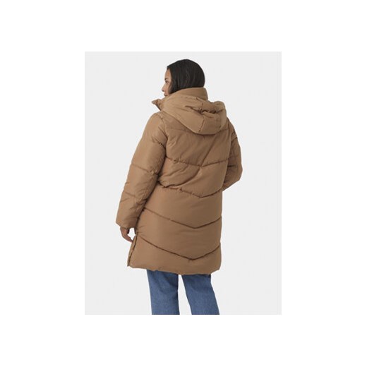 Vero Moda Curve Kurtka puchowa 10297304 Brązowy Regular Fit 52 MODIVO