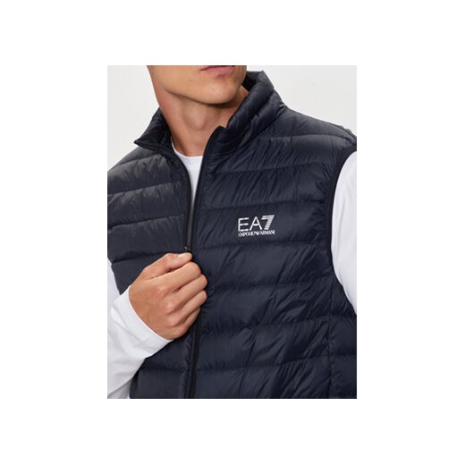 EA7 Emporio Armani Kamizelka 8NPQ06 PNGPZ 1562 Granatowy Regular Fit ze sklepu MODIVO w kategorii Kamizelki męskie - zdjęcie 176636896
