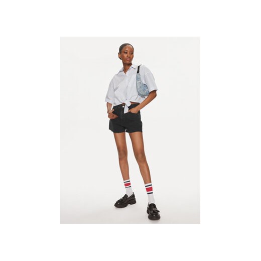 Tommy Jeans Szorty jeansowe DW0DW17633 Czarny Regular Fit Tommy Jeans 25 MODIVO