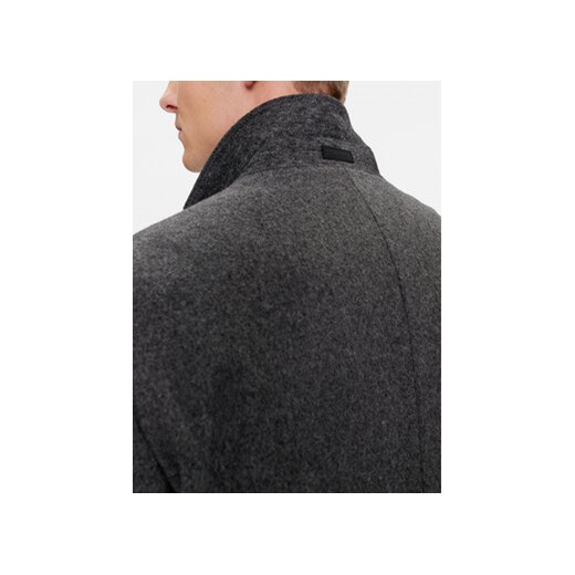Calvin Klein Płaszcz wełniany K10K110462 Szary Regular Fit Calvin Klein S MODIVO
