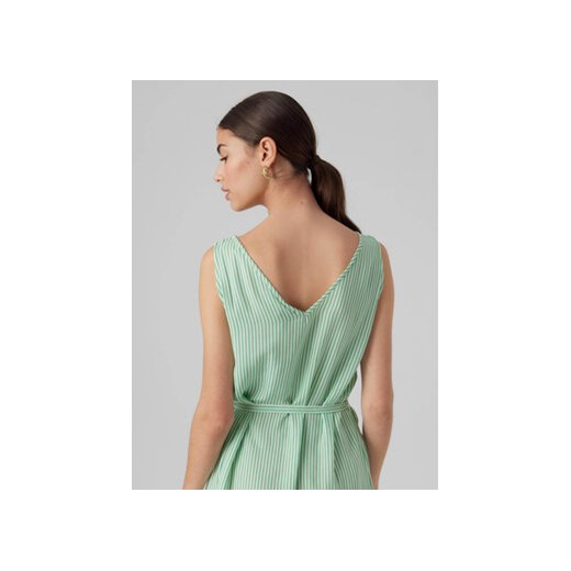 Vero Moda Sukienka letnia Bumpy 10286519 Zielony Regular Fit Vero Moda XL MODIVO