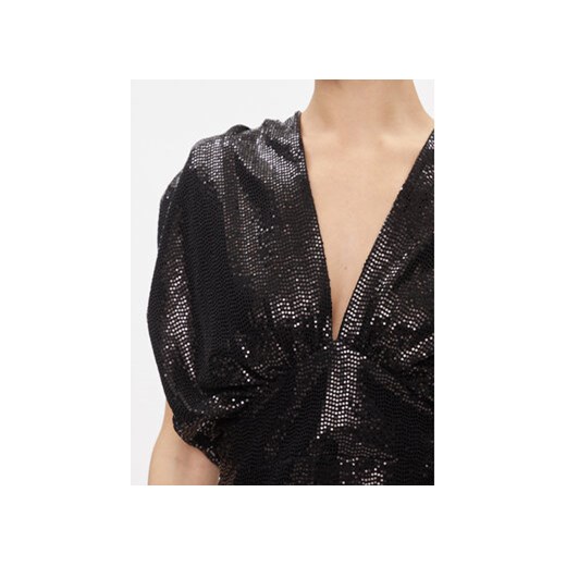 Rinascimento Sukienka koktajlowa CFC0116365003 Czarny Regular Fit Rinascimento XL MODIVO