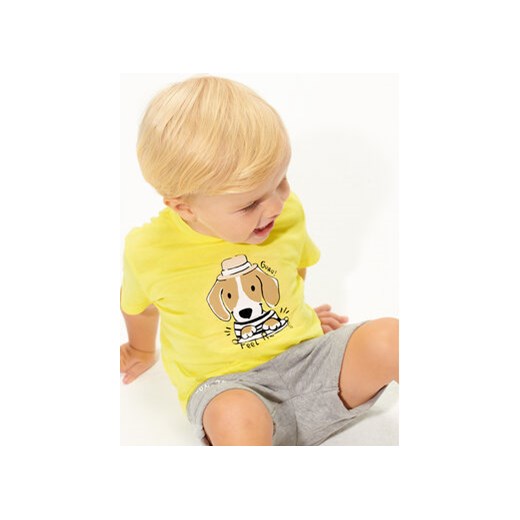 Mayoral Komplet t-shirt, top i spodenki 1644 Kolorowy Regular Fit Mayoral 6M MODIVO